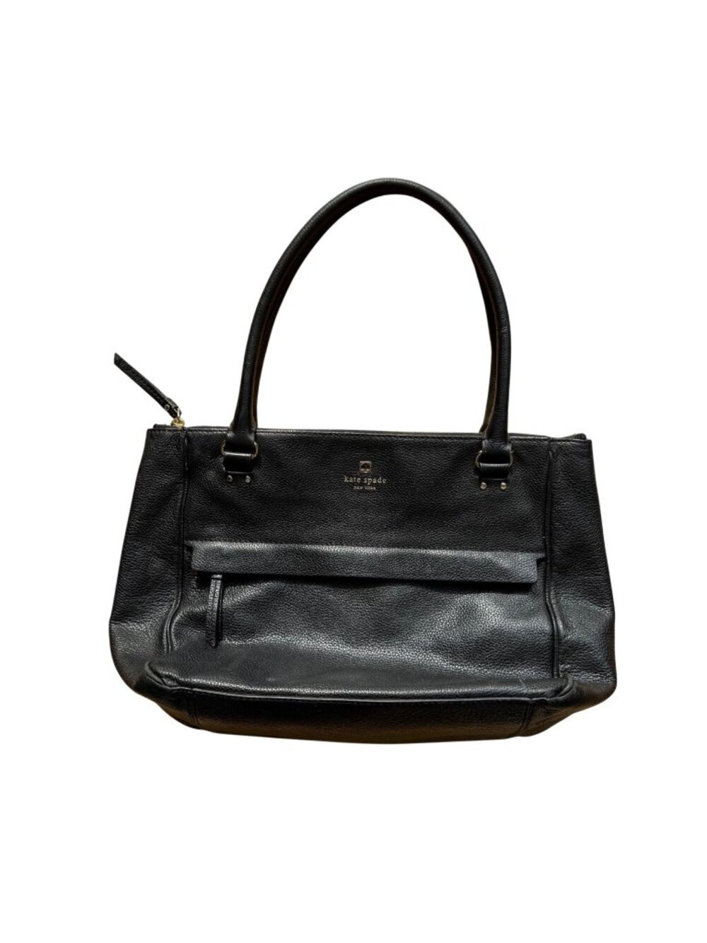 Kate Spade New York Women's Shoulder Bag Grant Park Alida Black Leather Tote